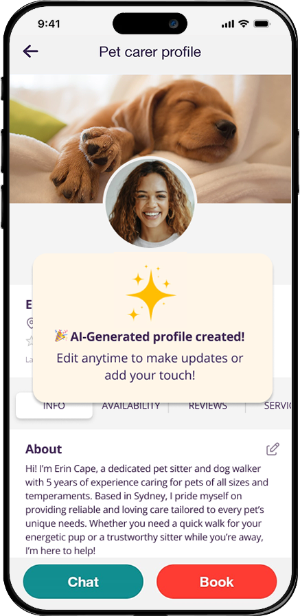 Theirs to edit finished profile