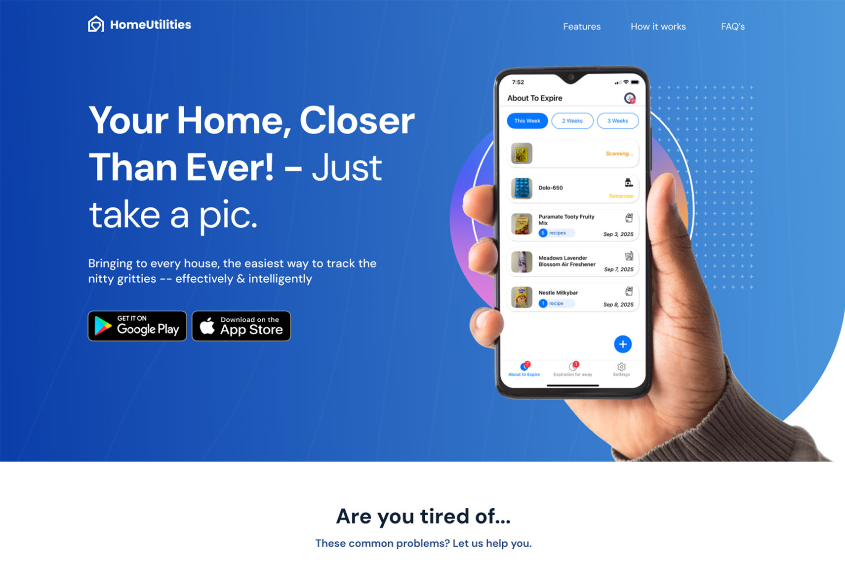 HomeUtilities – Smart Expiry Tracker preview