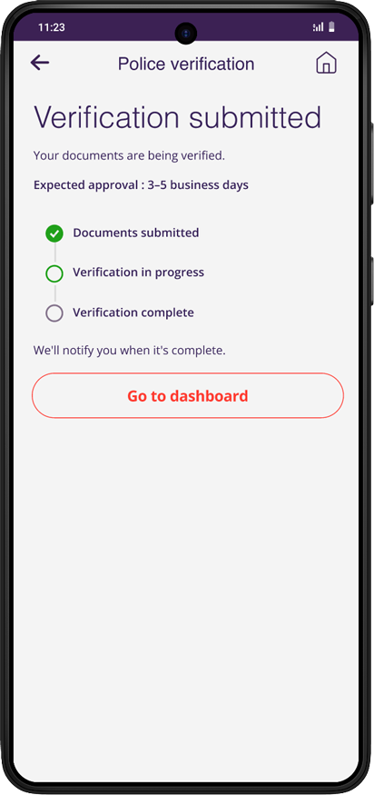 Legacy verification process